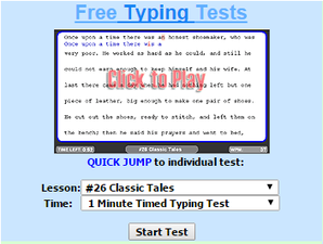 free wpm type test